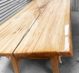 custom timber table
